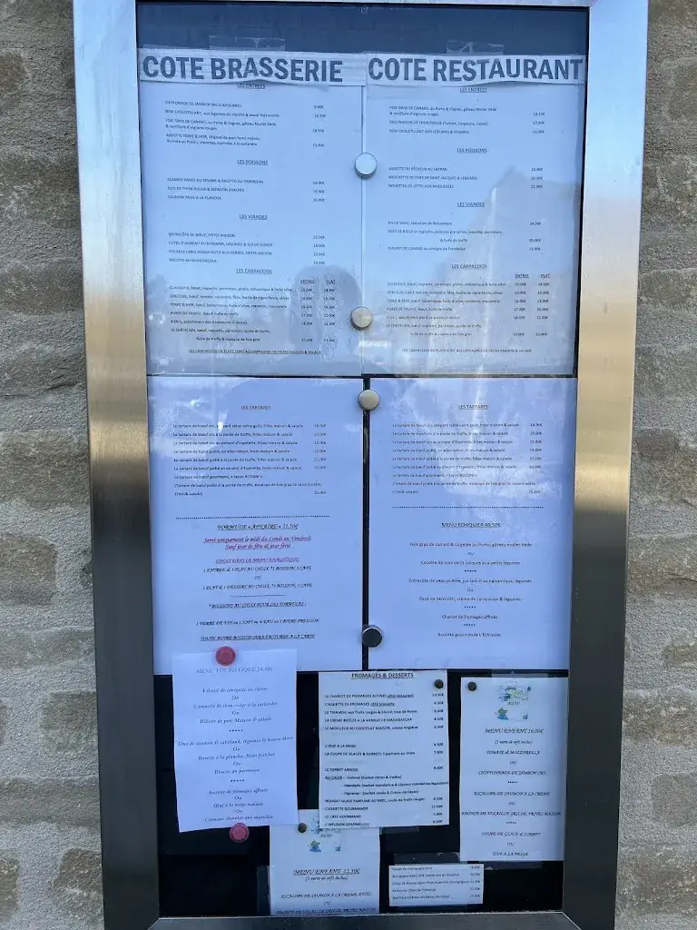 Menu_Restaurant L'Echiquier_Sedan_image_2