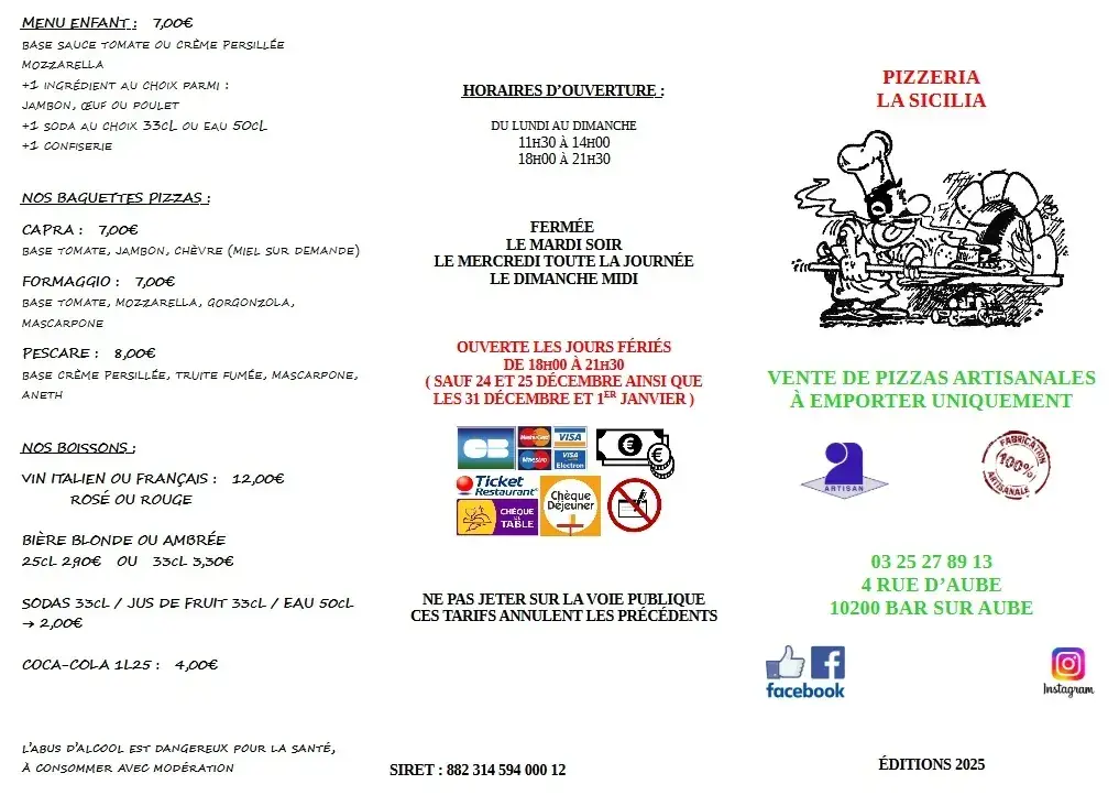 Menu_La Sicilia Bar sur Aube_Bar-sur-Aube_image_1