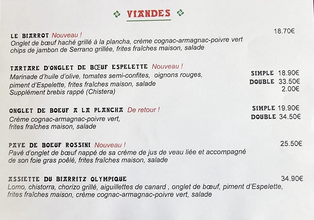 Menu_RESTAURANT L ESPELETTE_Reims_image_3