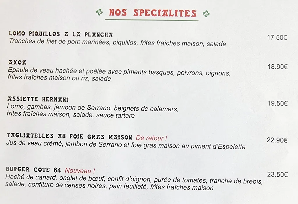 Menu_RESTAURANT L ESPELETTE_Reims_image_4
