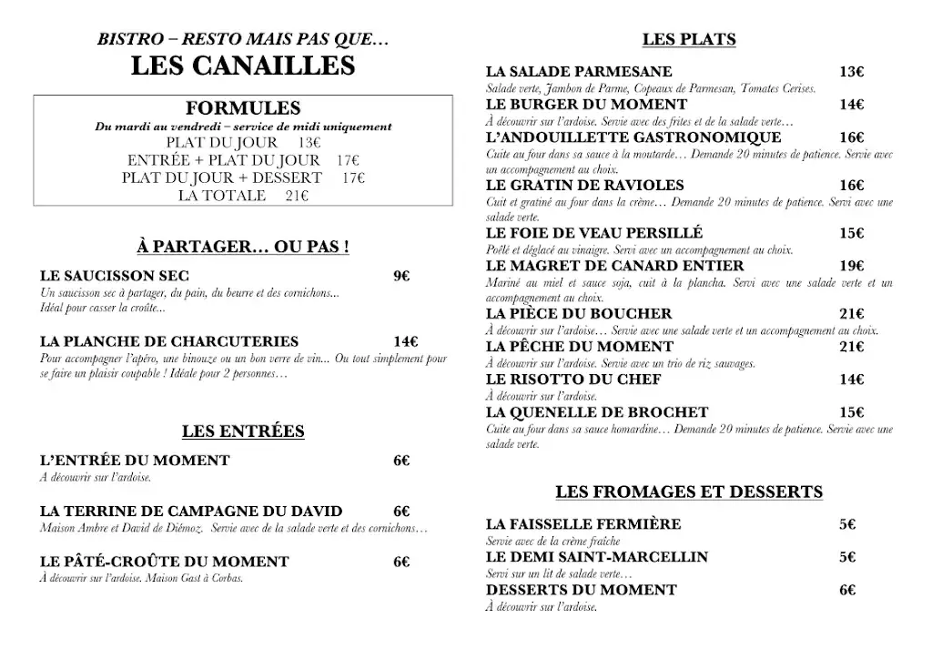 Menu_Les Canailles - Le coin des épicuriens_Heyrieux_immagine_1