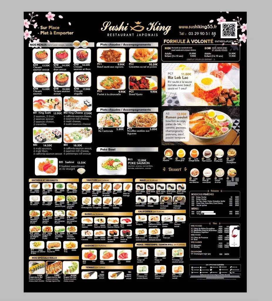 Menu_Sushi King - 55 BAR LE DUC_Bar-le-Duc_image_1