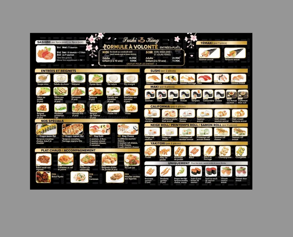 Menu_Sushi King - 55 BAR LE DUC_Bar-le-Duc_image_2