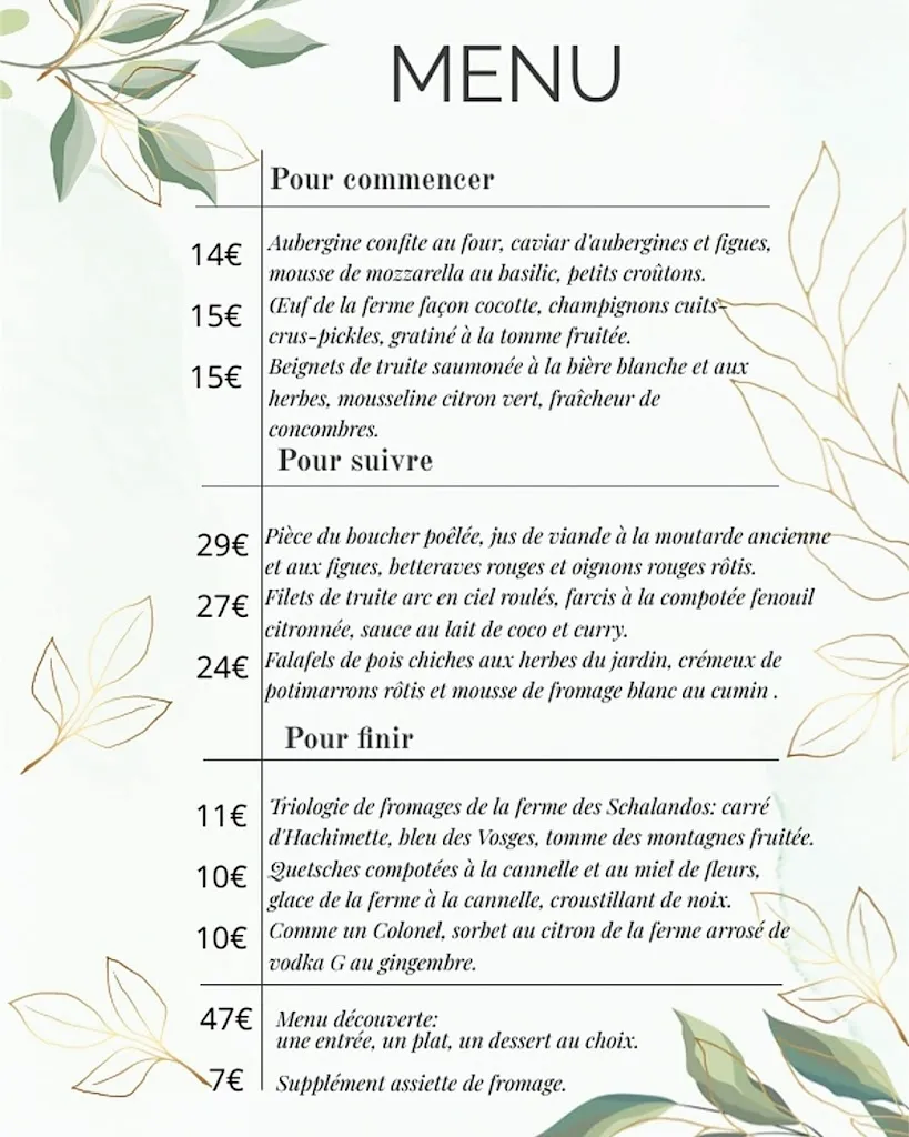 Menu_Les Parages_Bennwihr_image_2