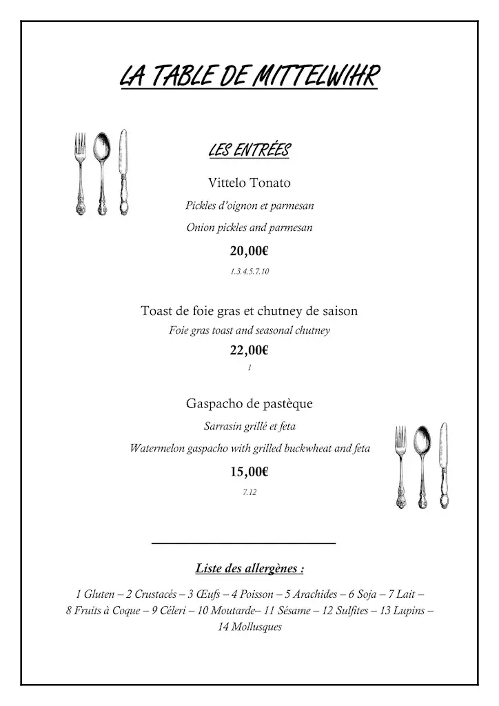 Menu_La Table de Mittelwihr_Mittelwihr_image_4