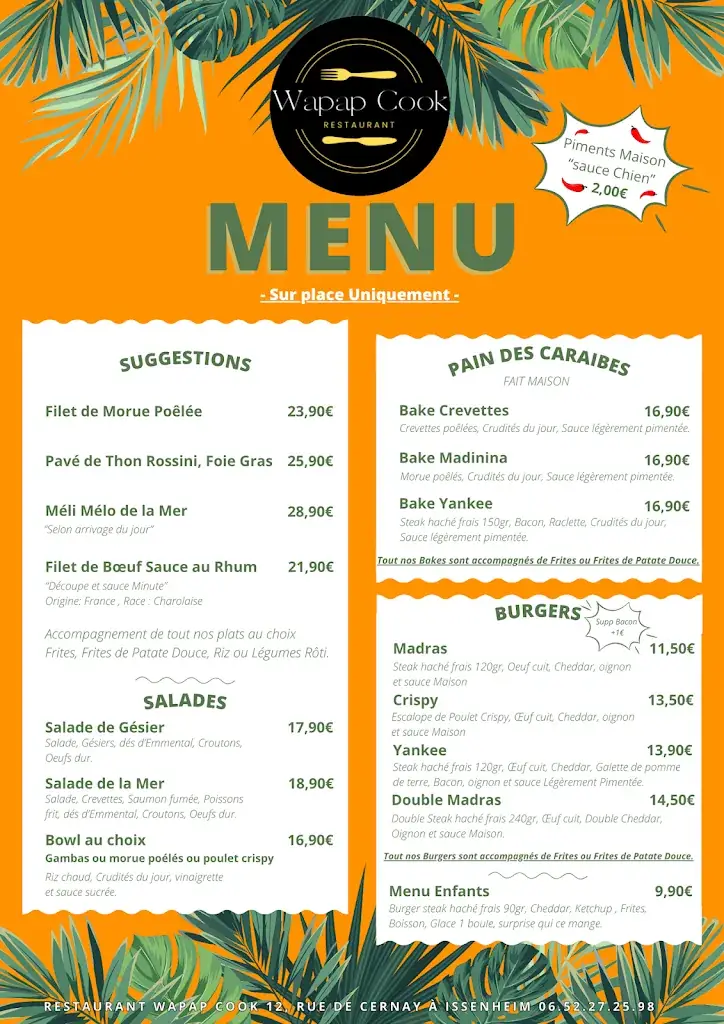 Menu_Restaurant Wapap Cook_Issenheim_image_2