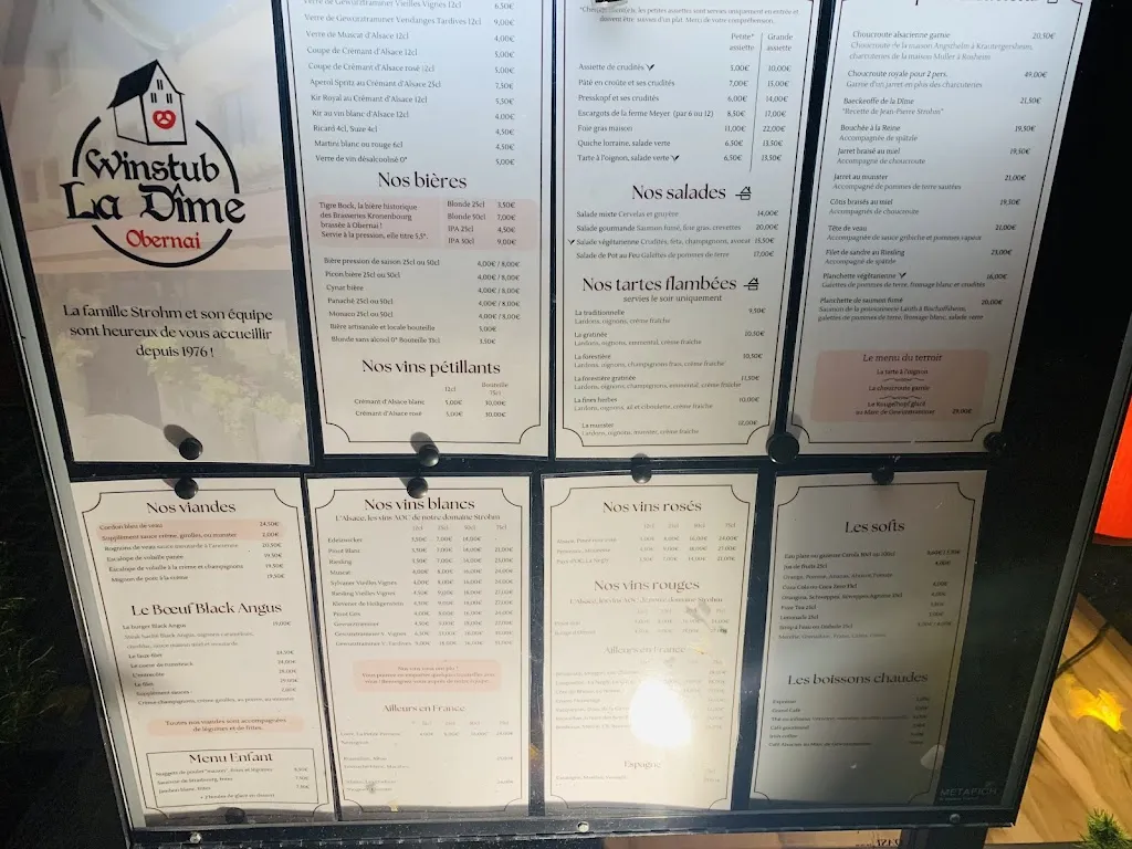Menu_Restaurant-Winstub La Dime_Obernai_image_2
