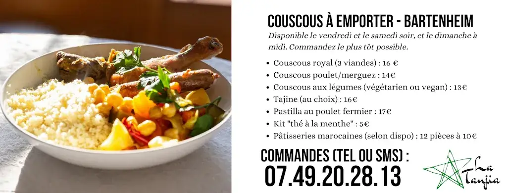 Menu_La Tanjia - Couscous marocain à Bartenheim_Bartenheim_imagen_1