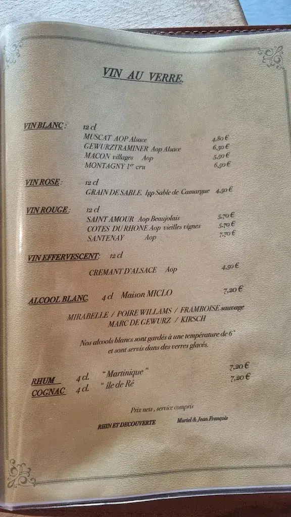 Menu_Brasserie Le Chalet Rhin & Découverte_Rosenau_image_2