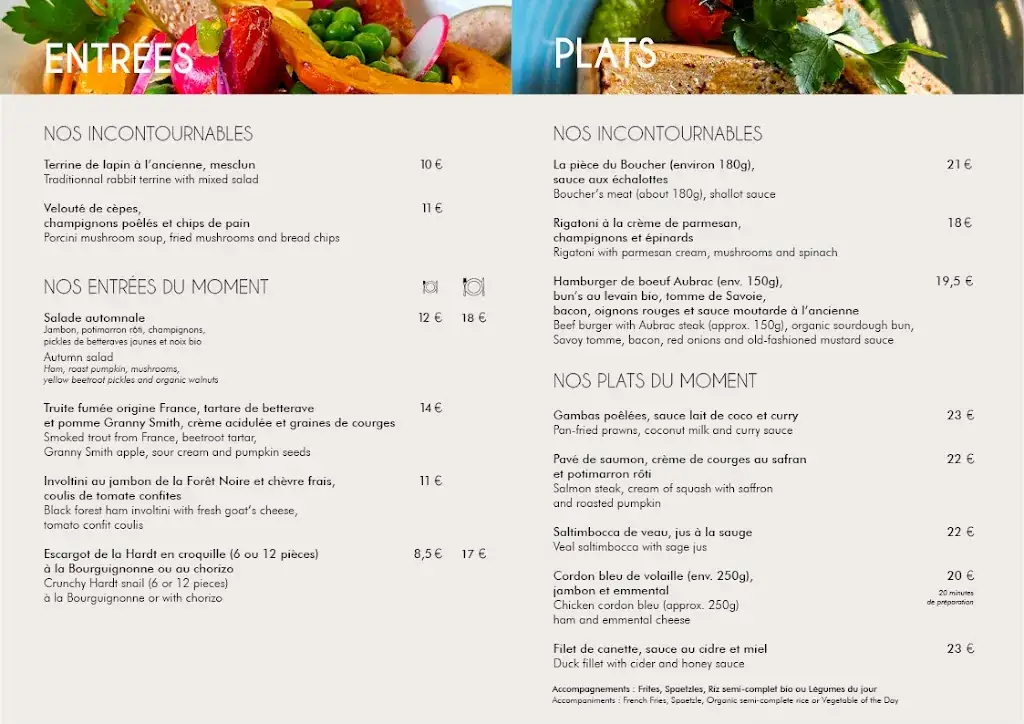 Menu_Restaurant L'Envol Blotzheim_Blotzheim_image_1