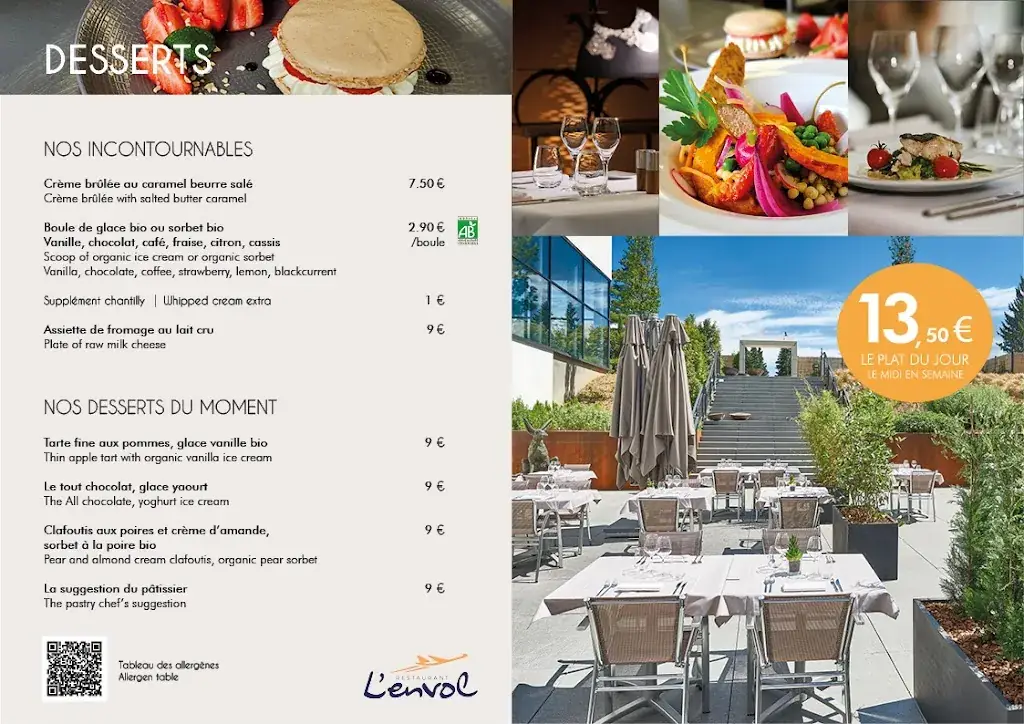 Menu_Restaurant L'Envol Blotzheim_Blotzheim_image_2