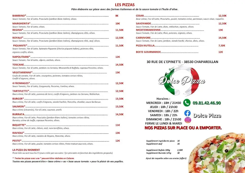 Menu_Dolce pizza_Chapareillan_image_1