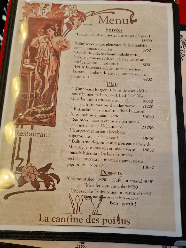 Menu_La cantine des poilus_Verdun_image_1