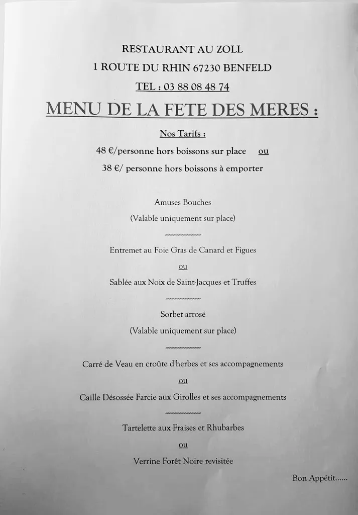 Menu_Restaurant Au Zoll_Benfeld_image_4