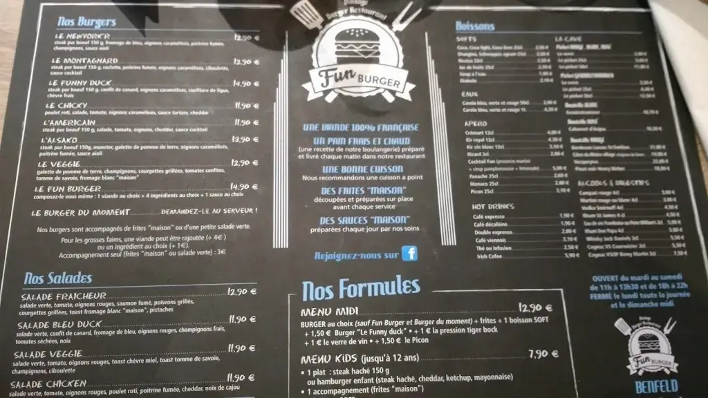 Menu_Fun Burger Benfeld - L’tiot resto_Benfeld_image_4