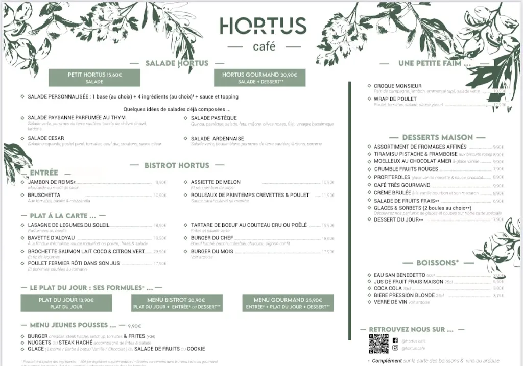 Menu_Hortus café_Bezannes_image_1