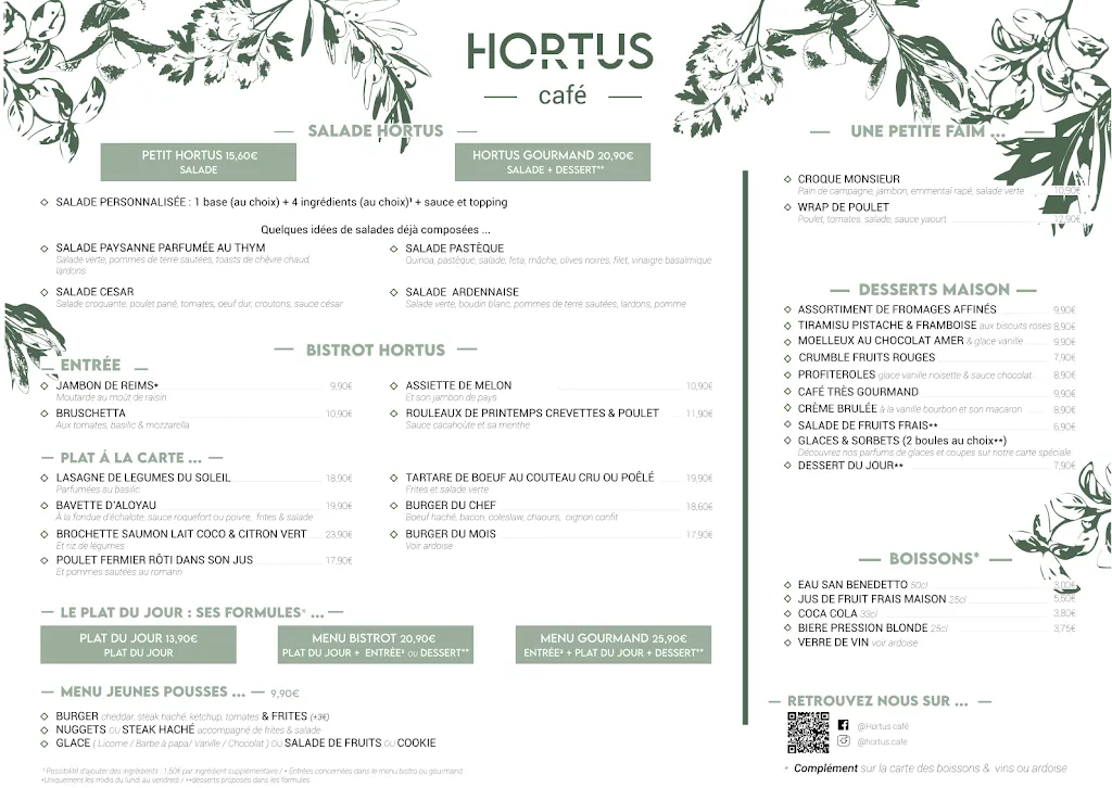 Menu_Hortus café_Bezannes_image_2