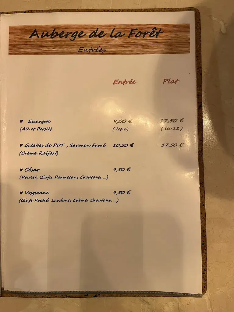 Menu_L'Auberge de la Forêt_Saint-Avold_image_3