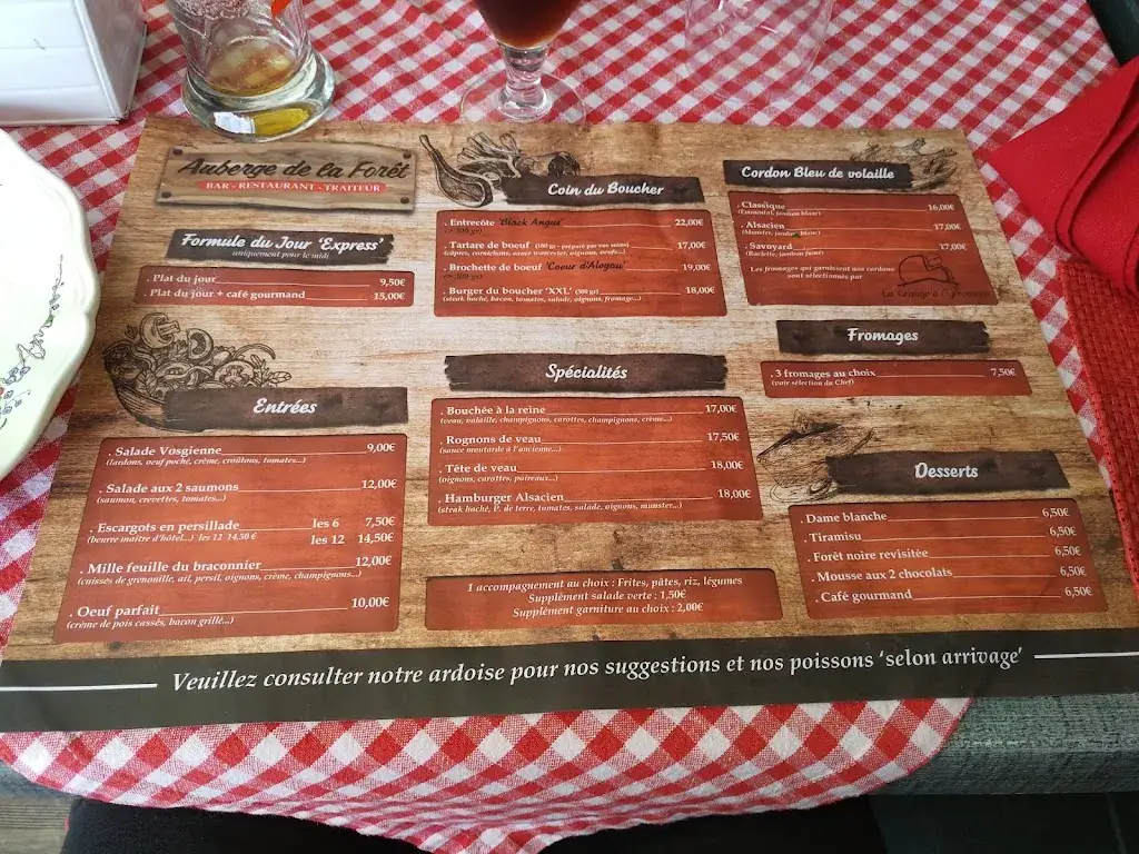 Menu_L'Auberge de la Forêt_Saint-Avold_image_4
