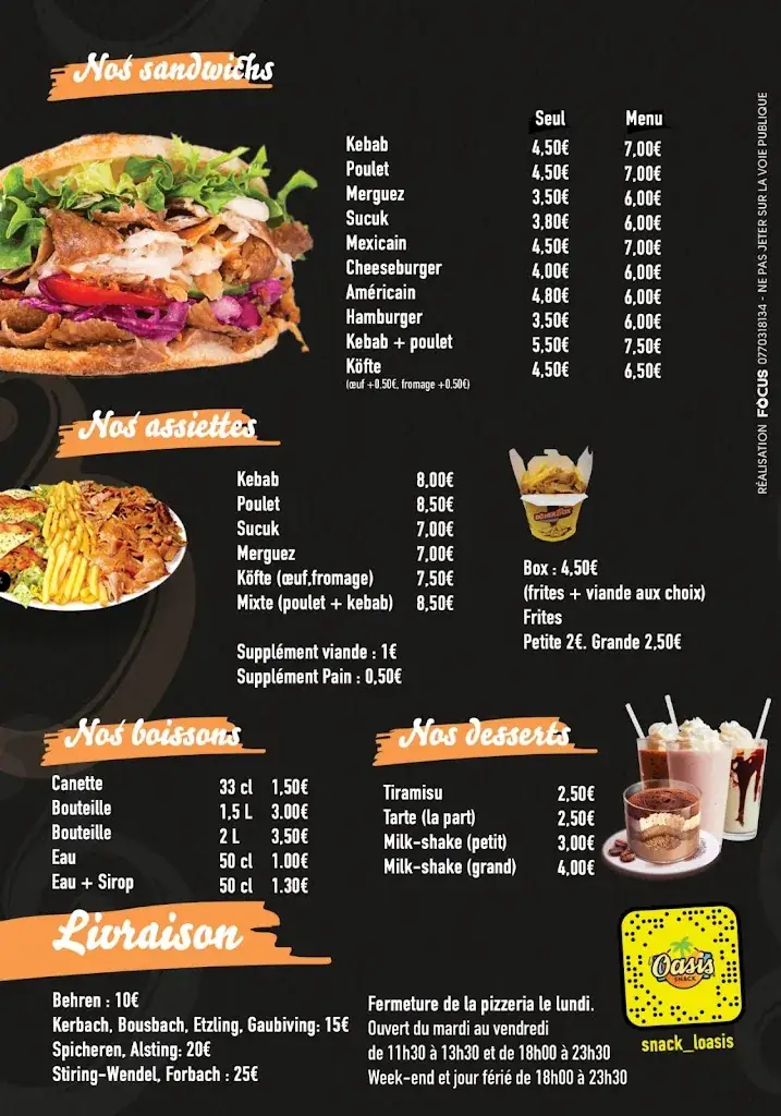 Menu_Snack L'Oasis_Behren-lès-Forbach_image_1