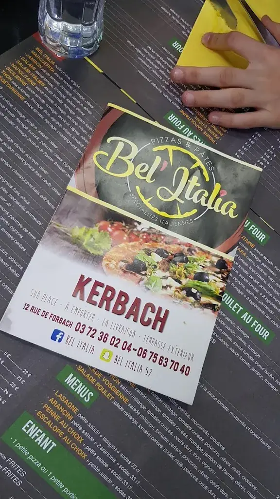 Menu_Bel' Italia_Kerbach_image_1