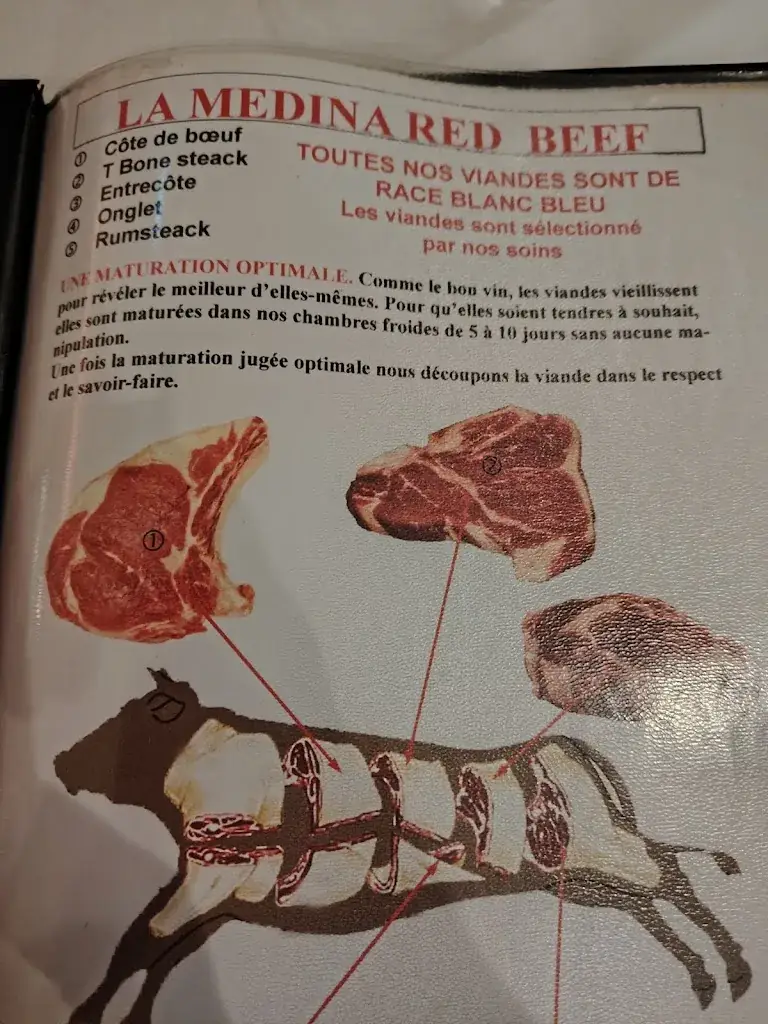 Menu_La Médina Couscous et Steak-house_Forbach_image_1