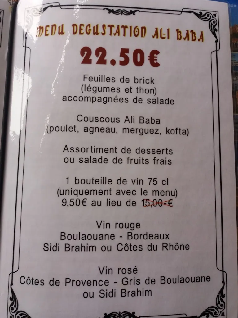 Menu_Restaurant Alibaba - SAINT-DIZIER_Saint-Dizier_image_3
