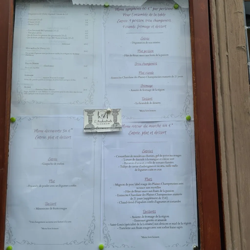 Menu_L'Archestrate_Saint-Dizier_image_2