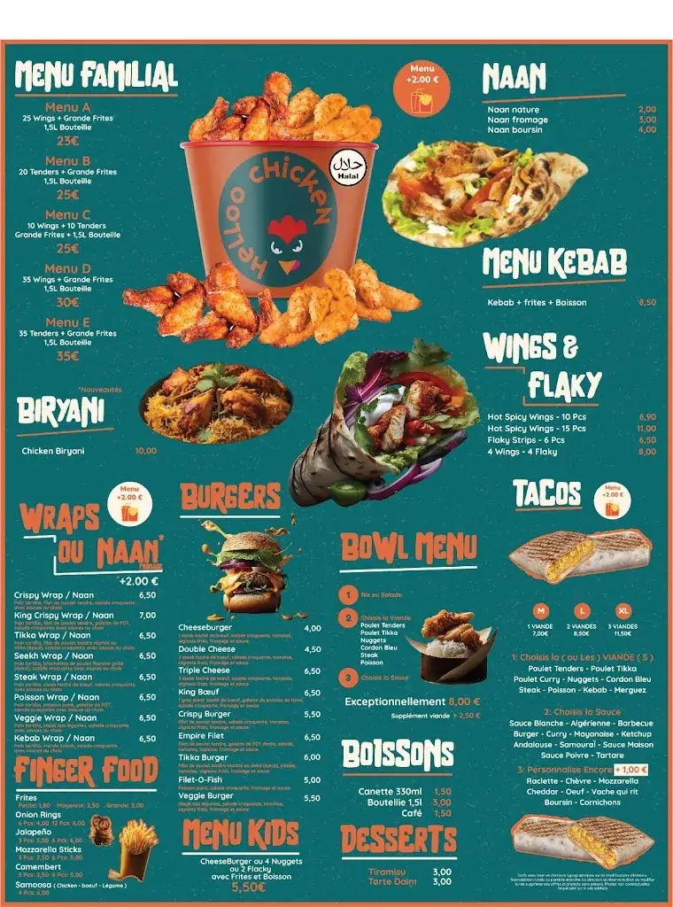 Menu_Helloo chicken_Saint-Dizier_image_1