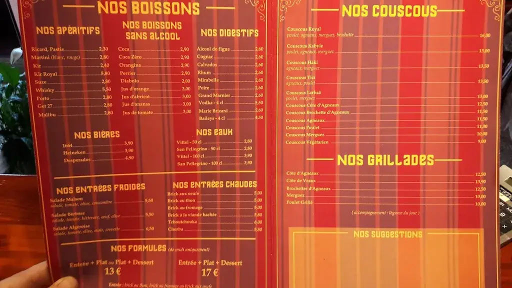 Menu_Le Couscous - SAINT-DIZIER_Saint-Dizier_image_1