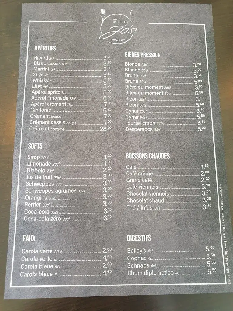 Menu_Aux buffets de JO'S_Bischheim_image_1