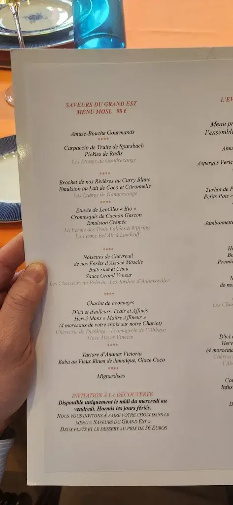 Menu_Auberge Saint Walfrid Hôtel Restaurant & Spa_Sarreguemines_image_3