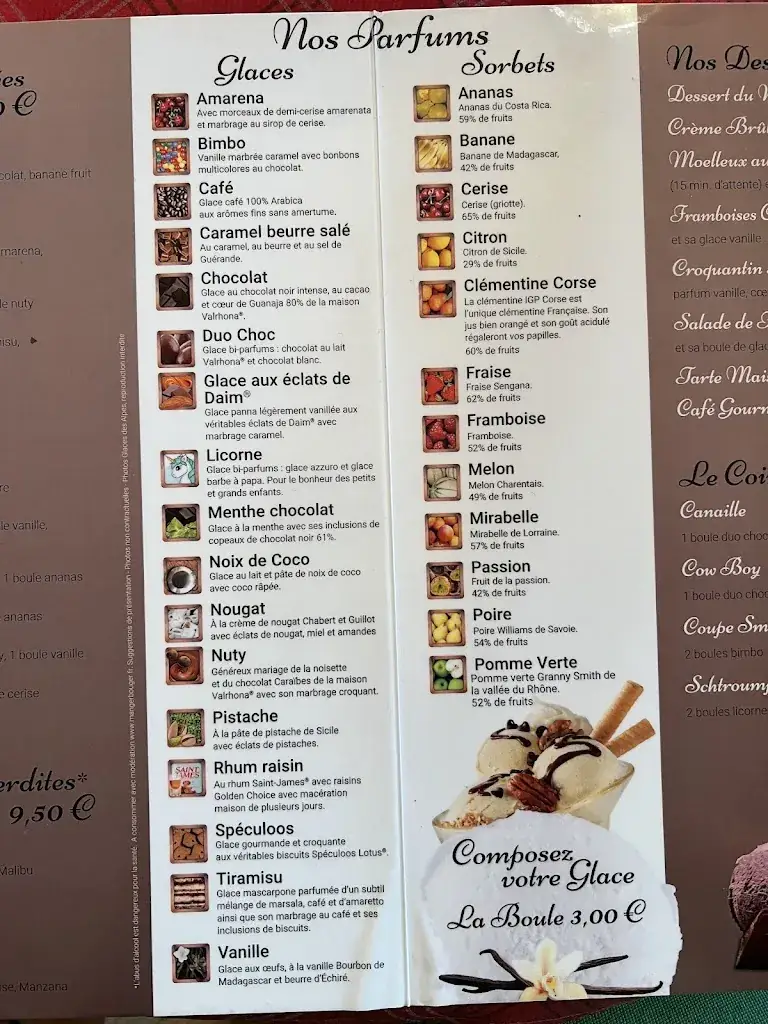 Menu_La Table Paysanne Restaurant Terroir à Volmunster_Volmunster_image_1