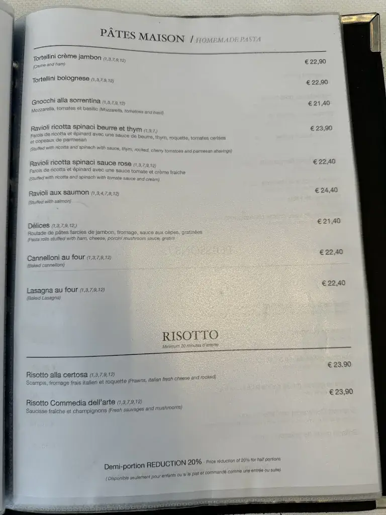 Menu_La Commedia Dell'arte S.a R.l._Luxembourg_image_3