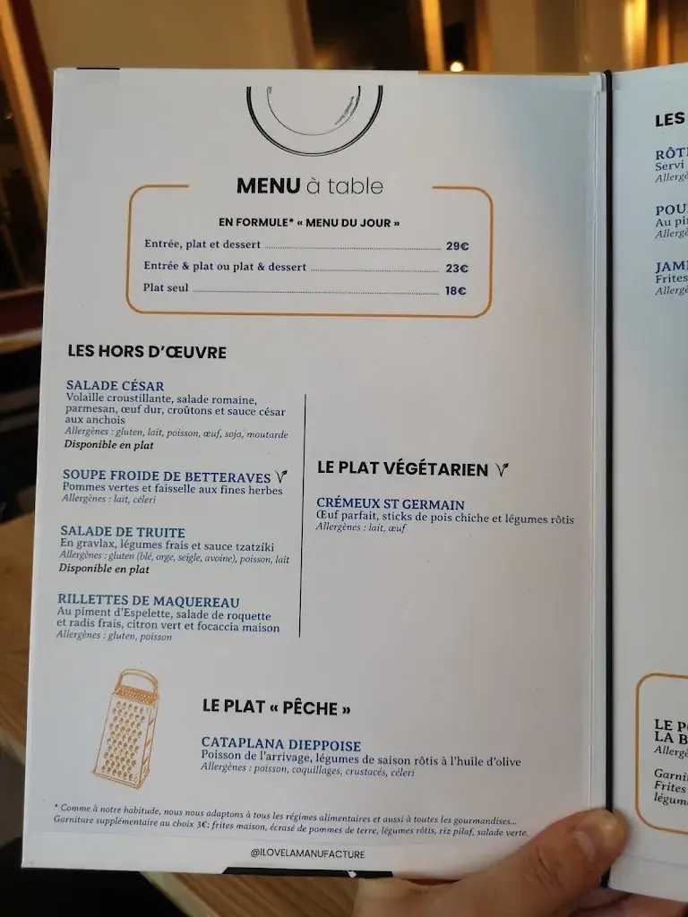 Menu_La Manufacture_Luxembourg_image_4
