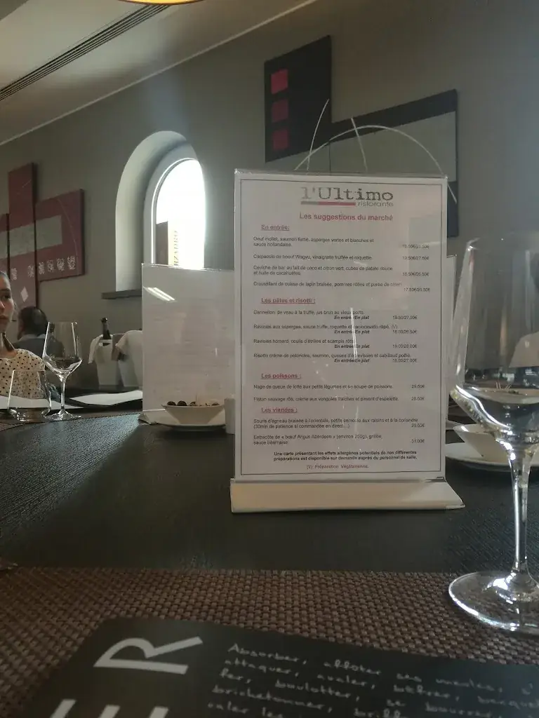 Menu_Restaurant l'Ultimo_Luxembourg_image_2