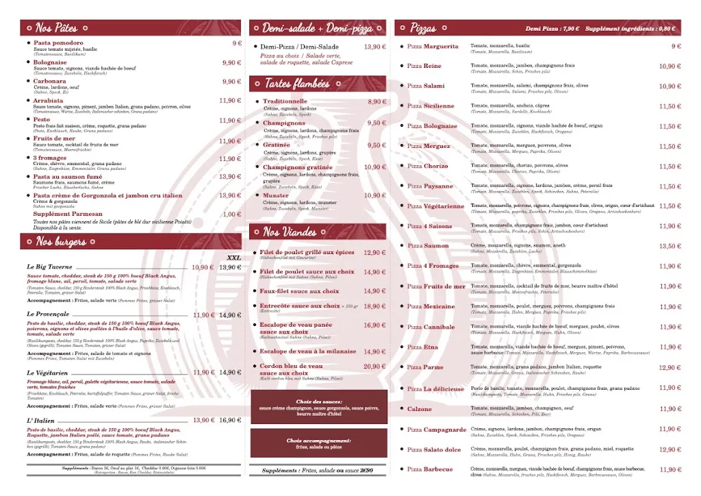 Menu_La Taverne du Soultzerland_Soultz-sous-Forêts_immagine_1