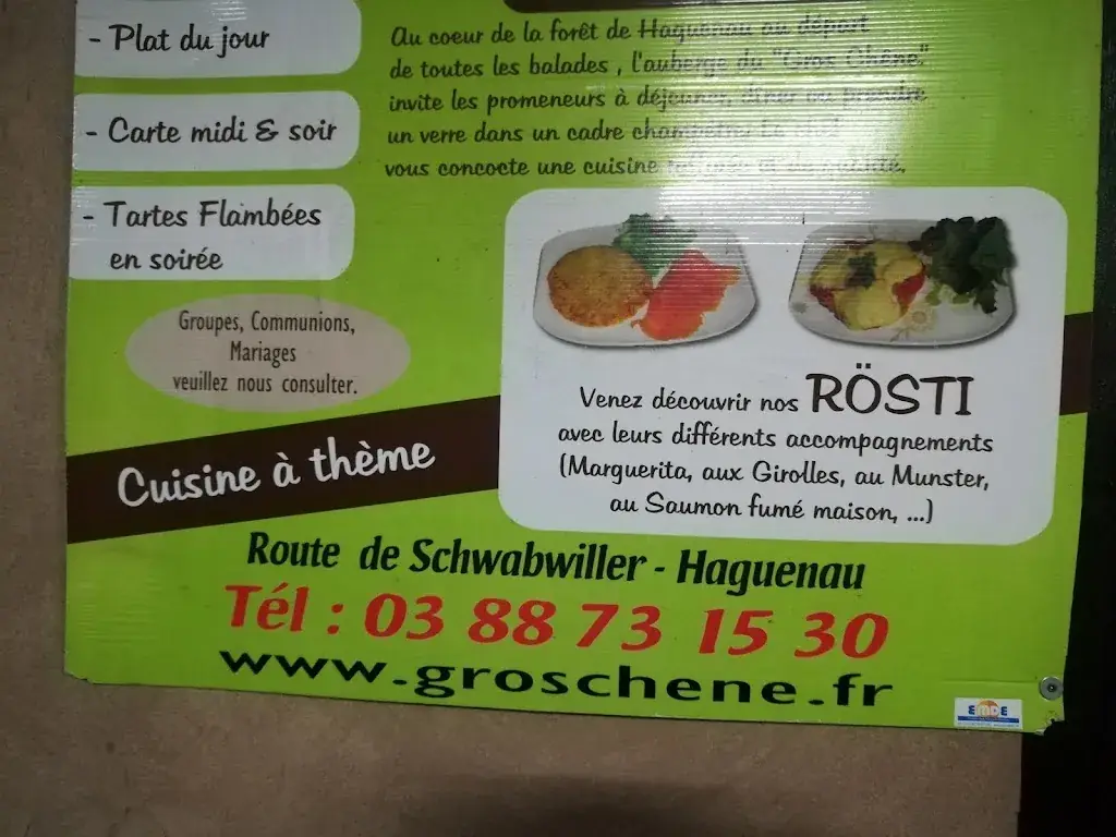 Menu_Auberge du Gros Chêne_Haguenau_image_2
