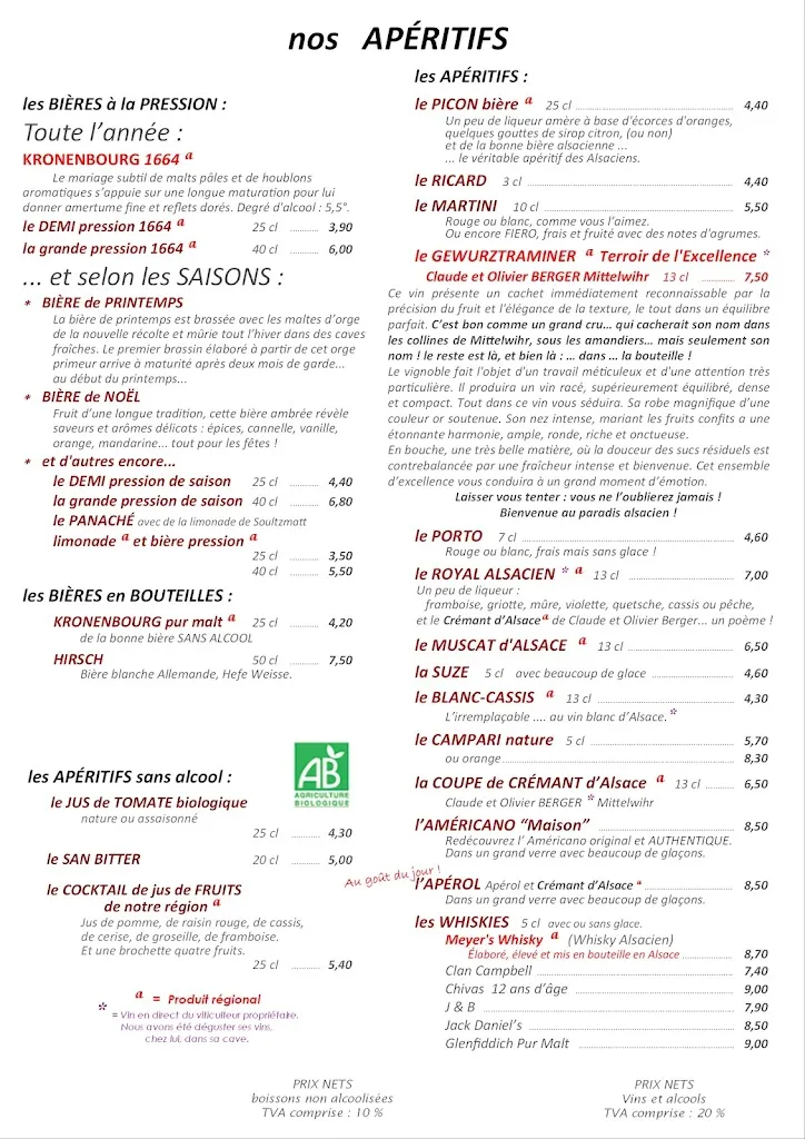Menu_Restaurant Au Boeuf_Soufflenheim_image_2