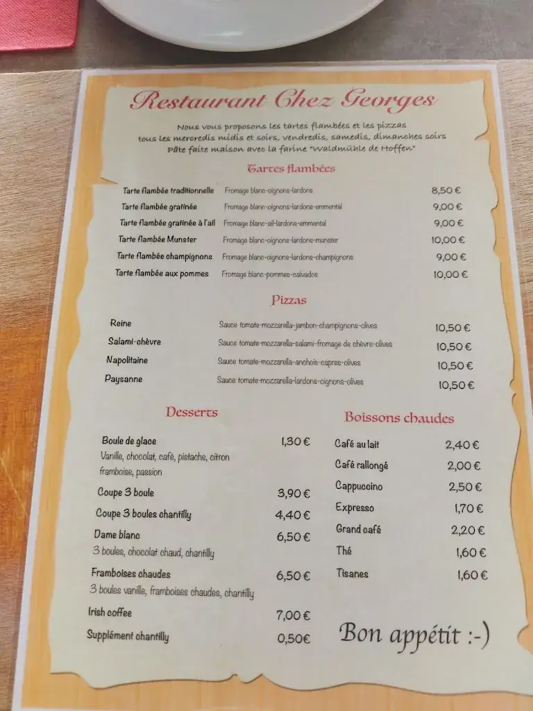 Menu_Chez Georges_Soultz-sous-Forêts_immagine_1