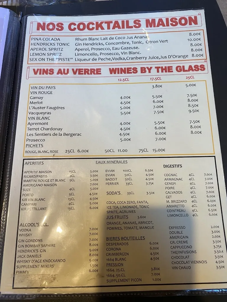 Menu_Restaurant la Cheminée_Châtel_image_2