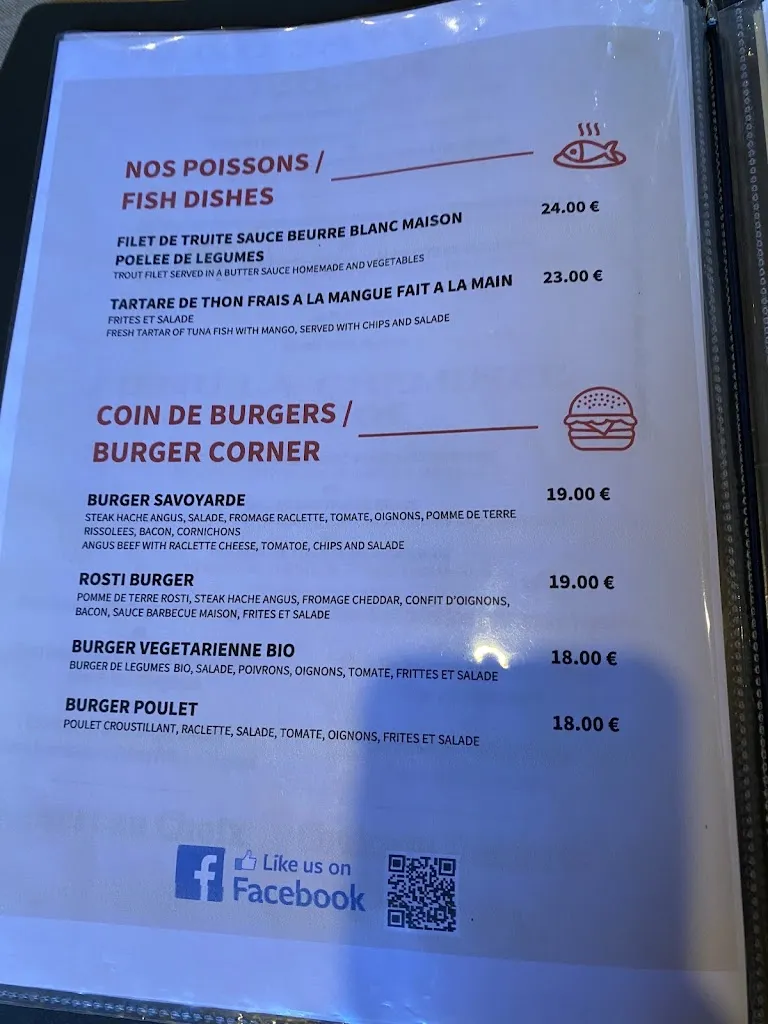 Menu_Restaurant la Cheminée_Châtel_image_3