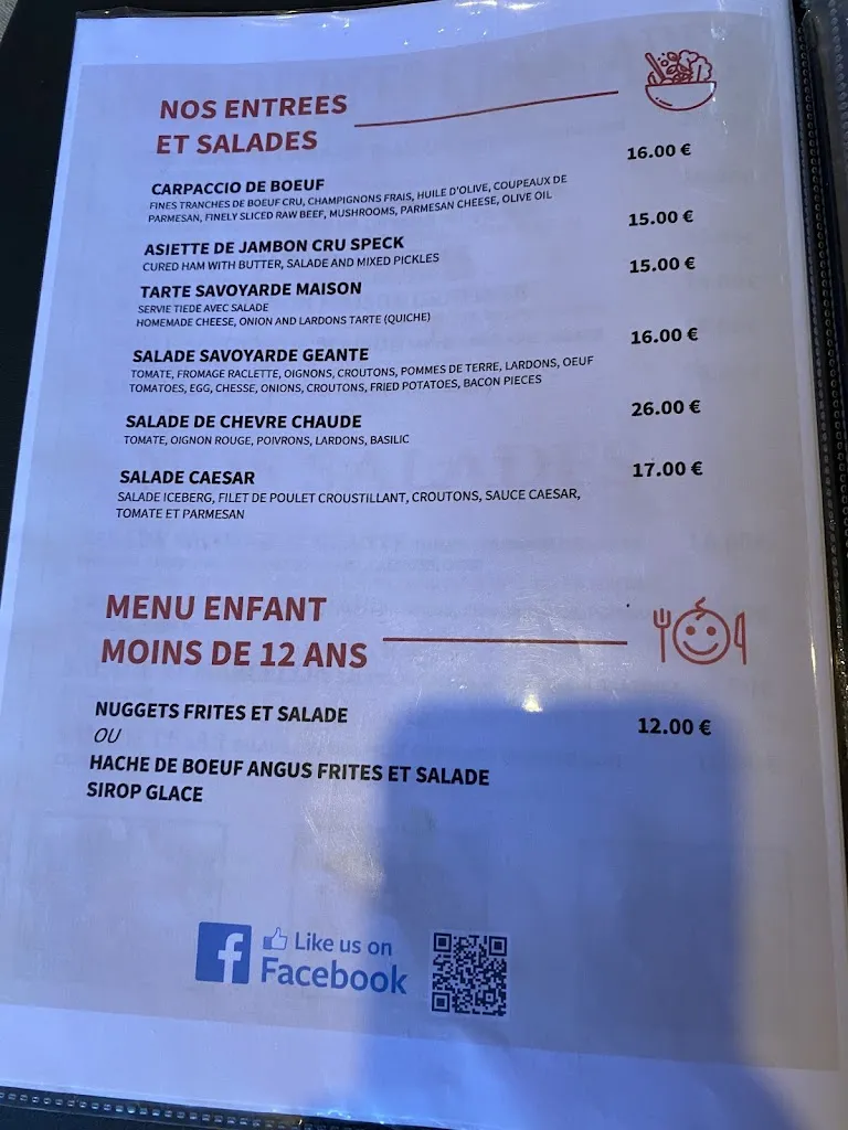 Menu_Restaurant la Cheminée_Châtel_image_4