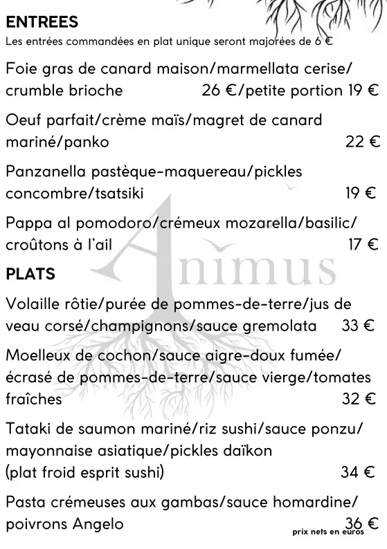 Menu_Restaurant Animus_Bergheim_image_2