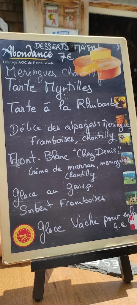 Menu_Chez Denis, Ferme Auberge d'Alpage_Châtel_image_4