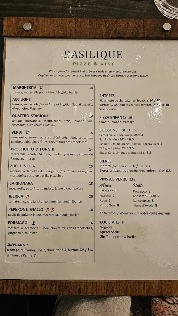 Menu_Basilique Pizze & Vini_Bergheim_image_1