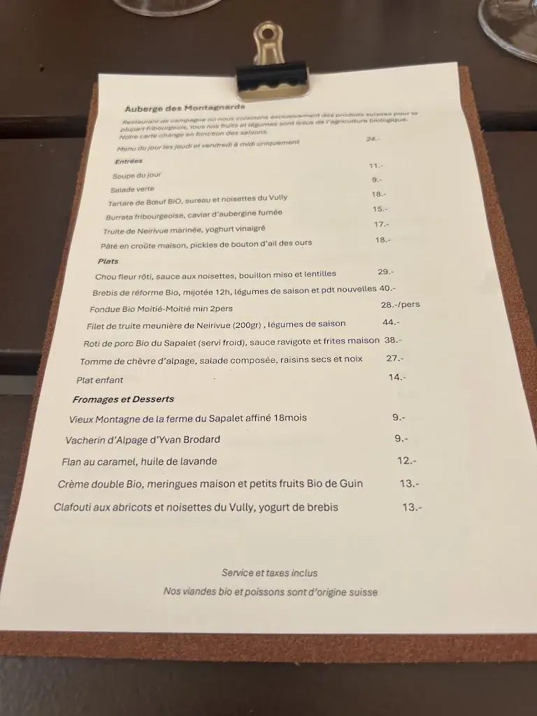 Menu_Auberge des Montagnards_Bas-Intyamon_image_2