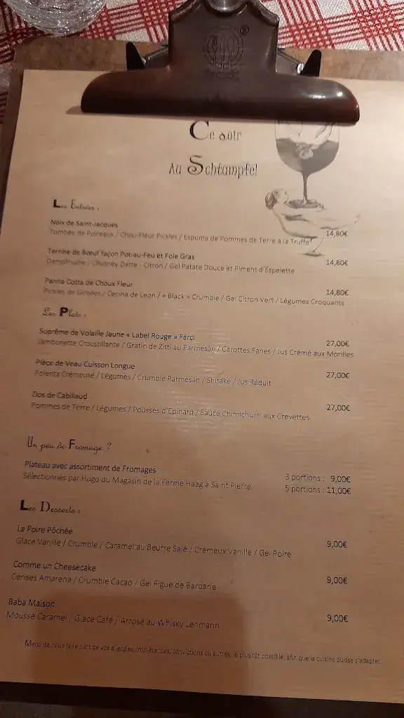 Menu_Restaurant Le Schtampfel_Bœrsch_image_4