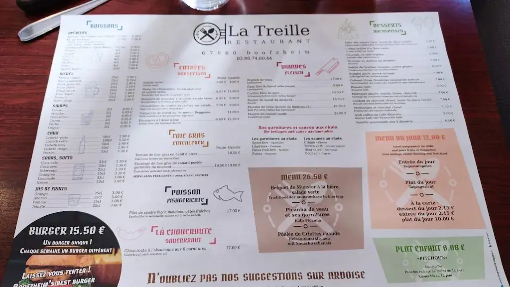 Menu_Auberge de la Treille_Boofzheim_image_4