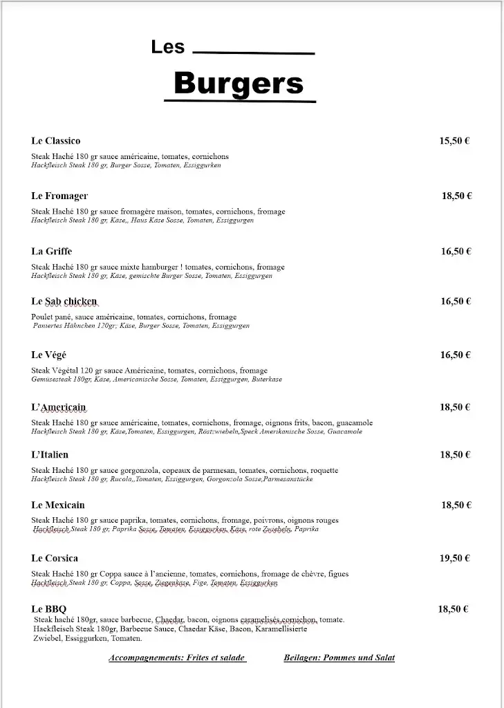 Menu_The Pub Glacier_Haspelschiedt_image_2